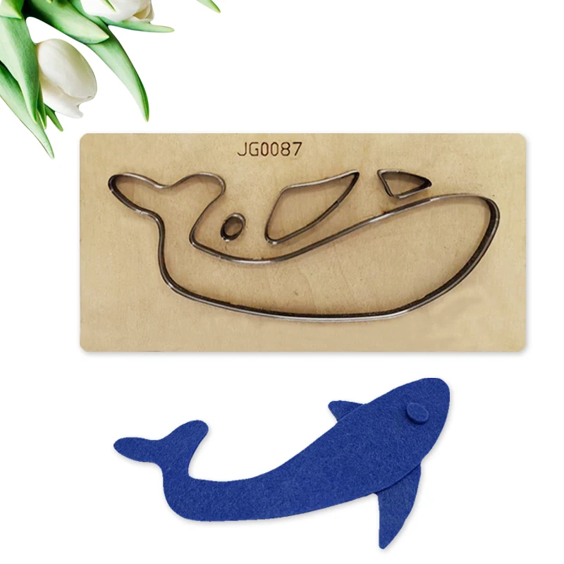 

Whale frame Cutting Die Wooden Template Cuts Craft DIY Handmade Accessories Practical Tool