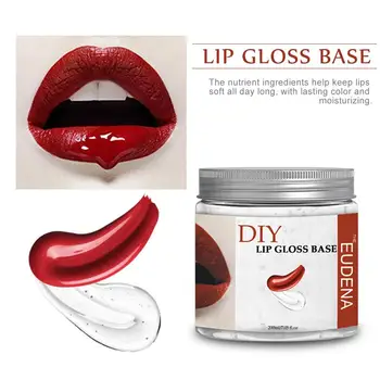 

200ml Lip Gloss Base Moist Moisturizing Lip Glaze DIY Handmade Material With Glitter Lips Makeup Liquid Lipstick