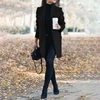 New Style Autumn Winter Coat Solid Color Suit Stand Collar Women Coats Elegant Fashion Simple All-Mature Ladies Cardigan ► Photo 3/6