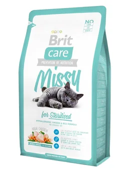 

BRIT BRIT CARE CAT MISSY FOR STERILISED for adult neutered cats and neutered cats