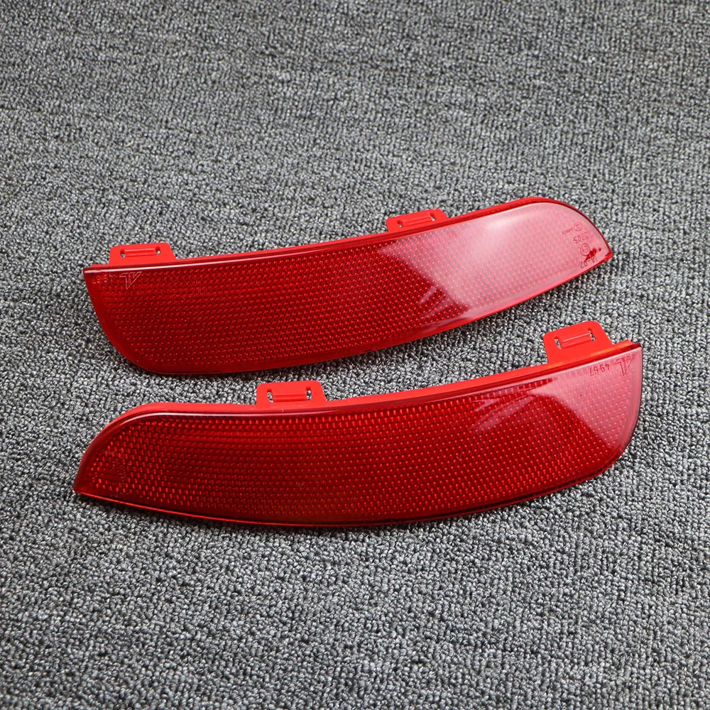 

30763345 30763346 Left+Right Red Rear Bumper Reflector Lamp Light Lens For Volvo S40 V50 2008 2009 2010 2011 2012 2014 2015