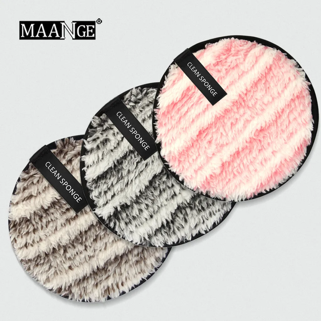 3 шт. Профессиональная круглая форма BB крем пудра пуховка портативный Мягкий косметический двухсторонний слоеный макияж основа губка для женщин