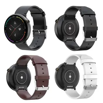 

New Genuine Leather Watch Band Wrist Strap Bracelet Replacement for Amazfit Smart Watch 2 Accessories qyh