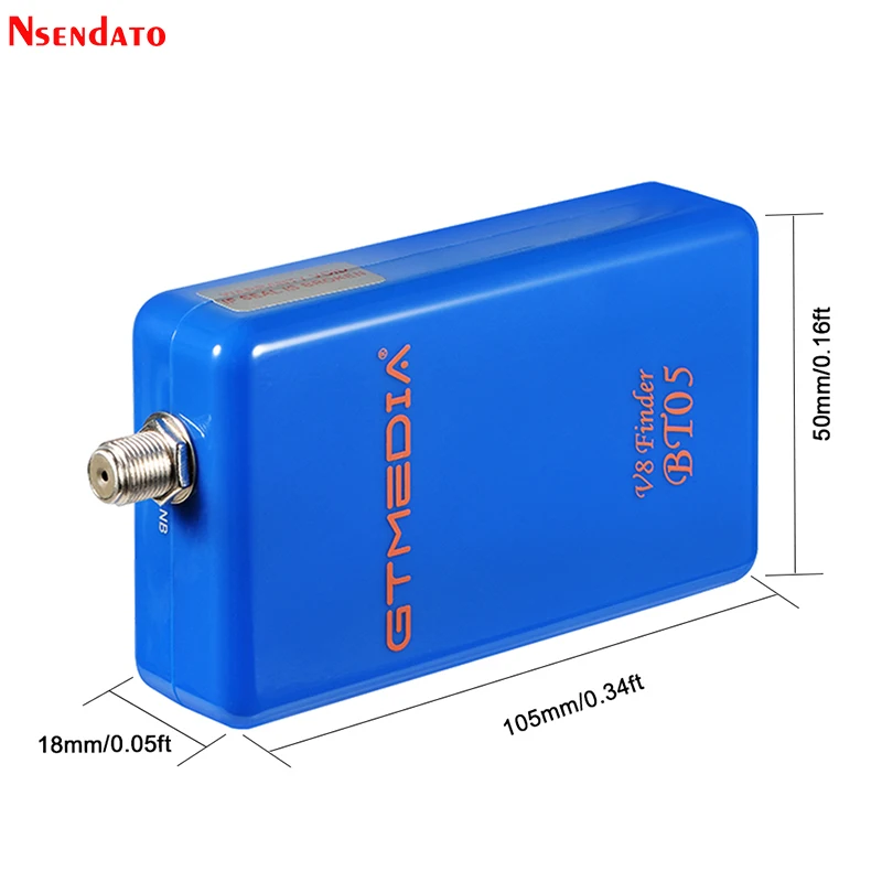Localizador de Satélite para Andriod Gtmedia Finder 1080p Satfinder Dvb-s2 Ios Digital Bluetooth hd Satélite Sat v8 Bt05 - Image 5