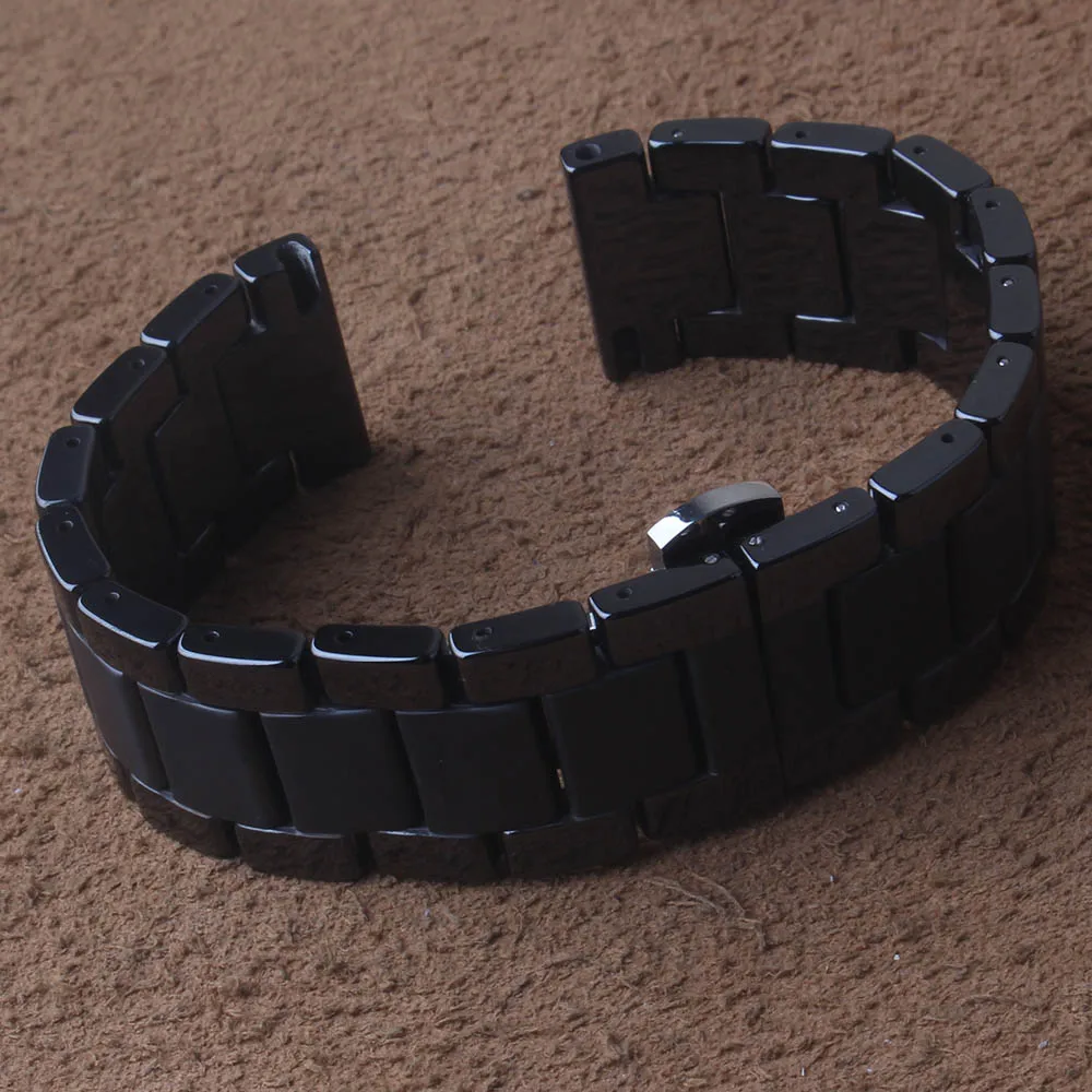 Керамические ремешки для часов для samsung gear s2 S3 band 20 22 мм ремешок для часов gear s3 ремешок для часов huawei watch gt galaxy watch 46mm42mm