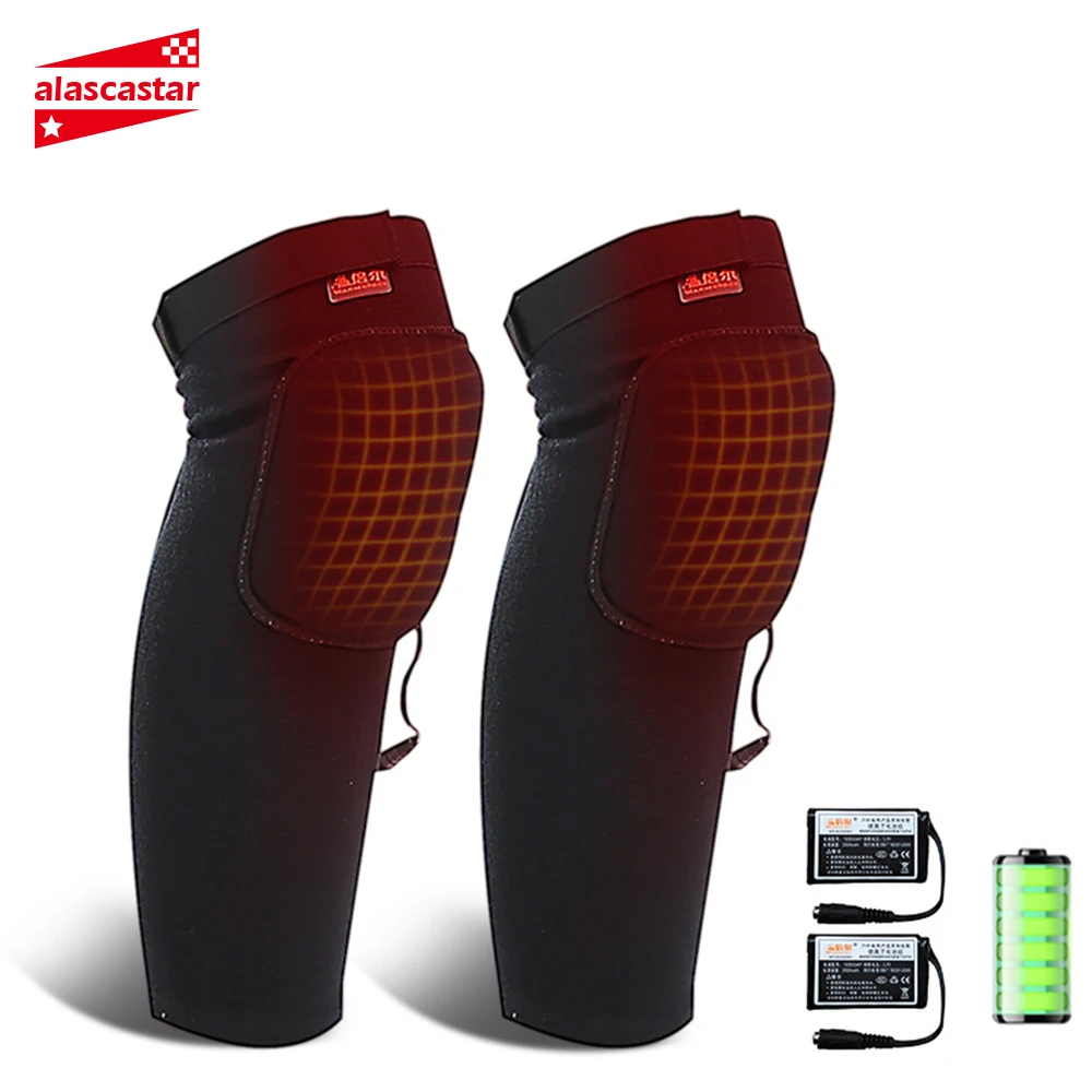 

New Motorcycle Heated Knee Pad Heating Protective Gear Knee Gurad Knee Protector Equipment Waterpfood Keep Warm Gear
