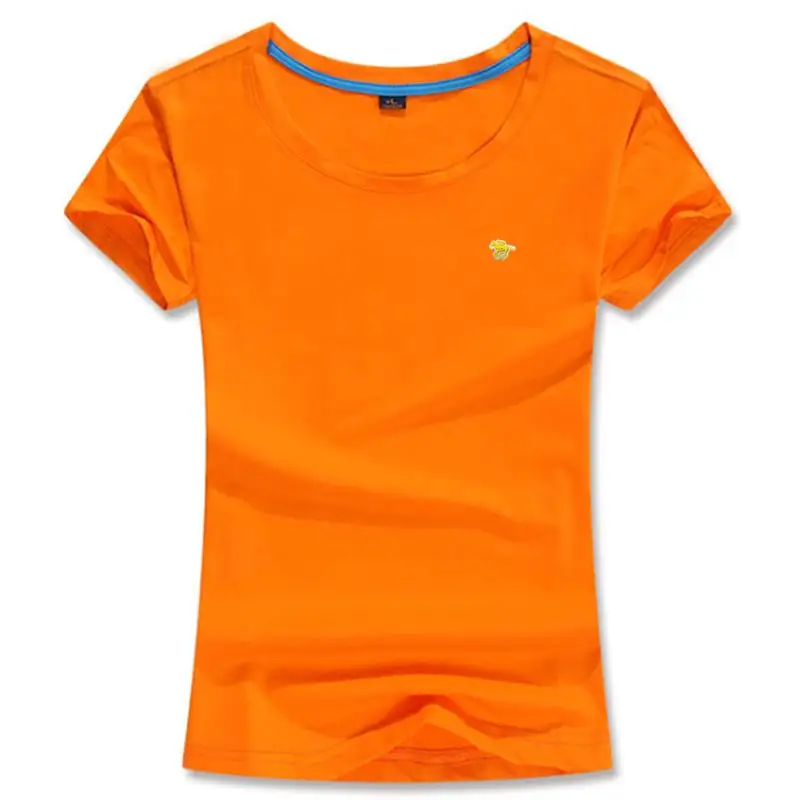 

Fashion 2019 Summer New Womens short sleeve O-neck t-shirts casual solid color womens lapel tees slim female tops