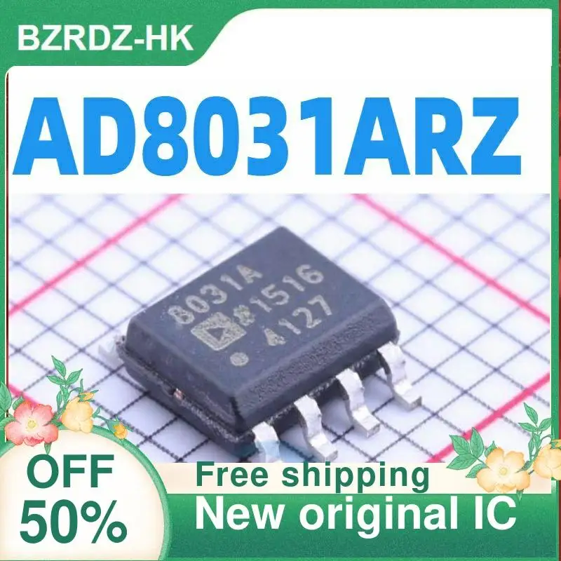 5PCS AD8031ARZ AD8031AR 8031A AD8031 SOP-8 Operational amplifier New original IC