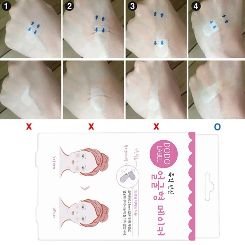 40 шт. для подтяжки лица V стикер для макияжа лица подбородок инструменты для подтяжки тонкий артефакт невидимая медицинская лента