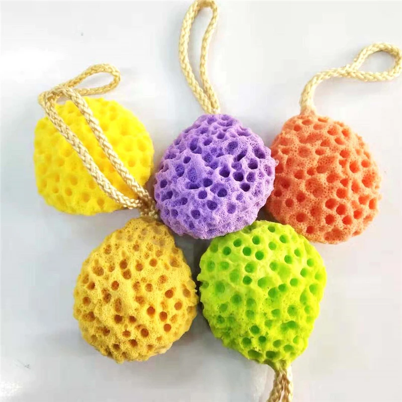 

Soft Sponge Bath Ball Water Droplet Honeycomb Shower Bath Rub Wash Body Kids Adults Bath Massage Brushes Bathroom Supplies