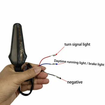 

Anti-collision LED Lights Anti Rust Turn Signal Indicator ABS Plastic DC12V