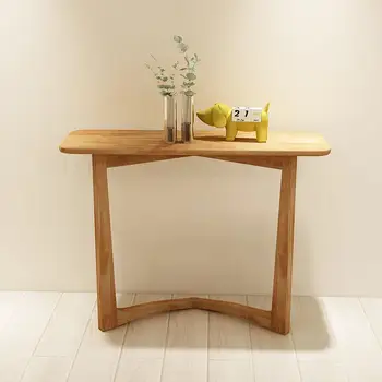 

Entrance Table And Desk, Modern Minimalist, Several Cases, Long And Narrow, Long Wall, Narrow Table Rack