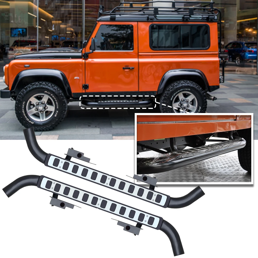 Pedana Pedana Pedana Laterale Nerf Bar Padels Per Land Rover Defend 90 Pedana Laterale Sinistra Destra In Acciaio