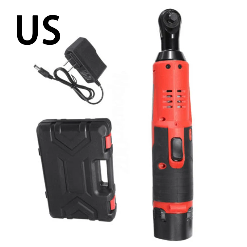 

2019 Hot AU/US/UK/EU Plug Electric Ratchet Wrench With Charger Not Include Battery Plastic 30V 80 N.m High Temperature