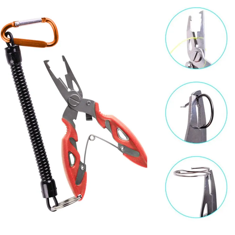 Fishing Plier Scissor Braid Line Lure Cutter Hook Remover Etc. Fishing