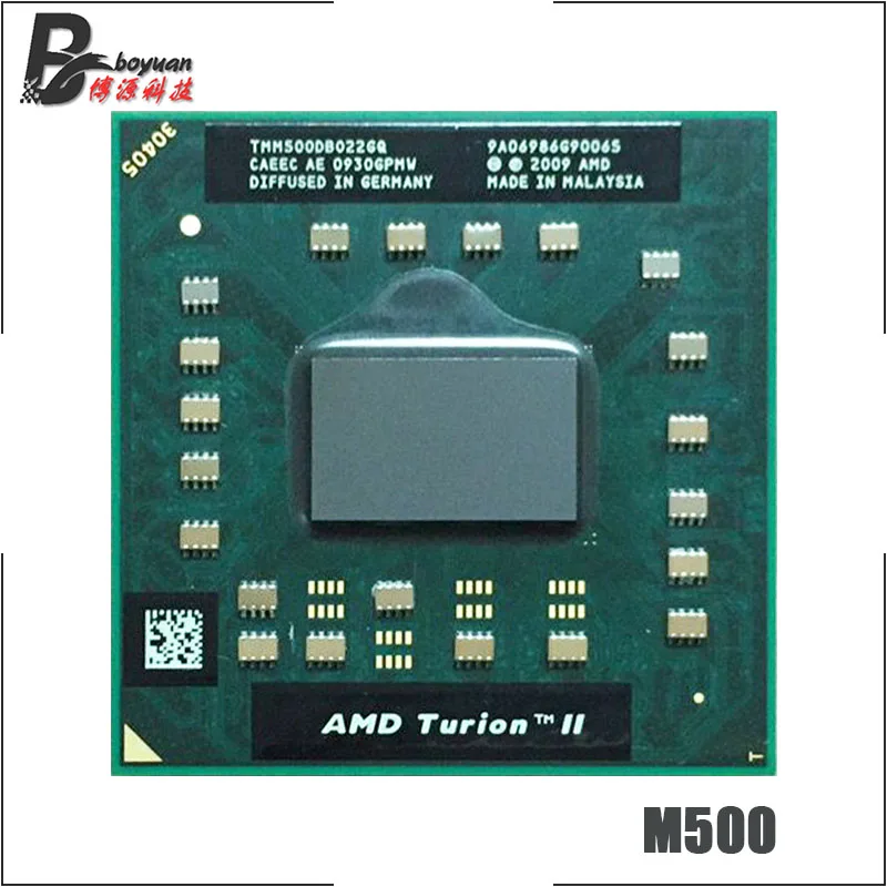 AMD Turion II двухъядерный мобильный M500 2 ГГц нить Процессор процессор TMM500DBO22GQ гнездо S1|