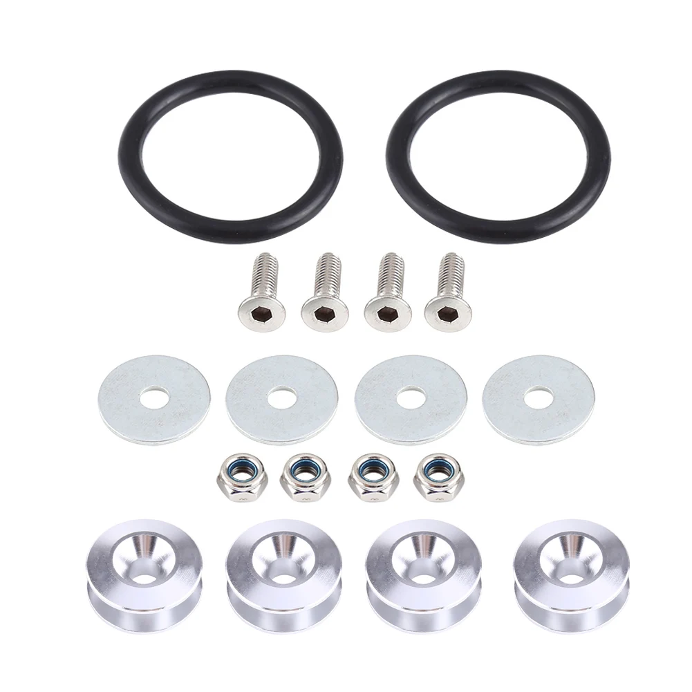 20pcs/Set Aluminium Alloy Bumper Washer/Bolt Engine Bay Dress Up Kit Car Washers O-Rings Quick Release Fastener Set | Автомобили и