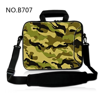 

Camouflage Neoprene Laptop Shoulder Bag For Notebook Netbook Sleeve Cases Tablet Pouch For 7 8 10 12 13 13.3 14.1 15 15.6 17