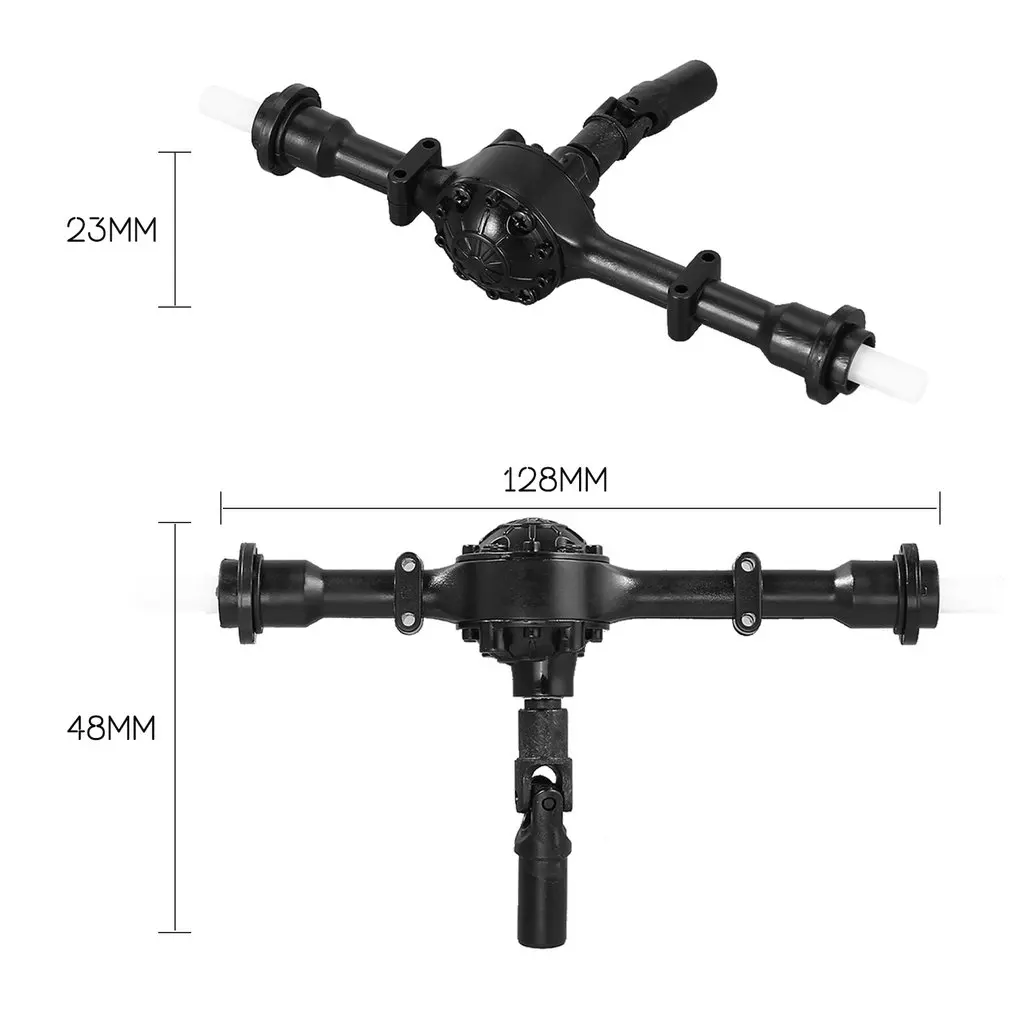 Задний мост для RC 1/16 взбирающийся гусеничный автомобиля WPL B-1/B-24/C-14/C-24/B-16, запчасти для грузовика, компонент запасные Запчасти аксессуары