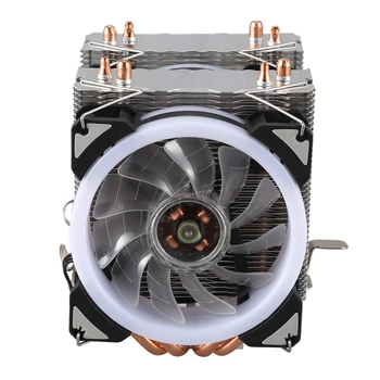 

XUEYUFENGSHEN CPU Cooler 4 Pure Copper Heat Pipe Two Cooling Towers Cooling System Two 9cmCPU Cooling Fan CPU Radiator ForAMD In