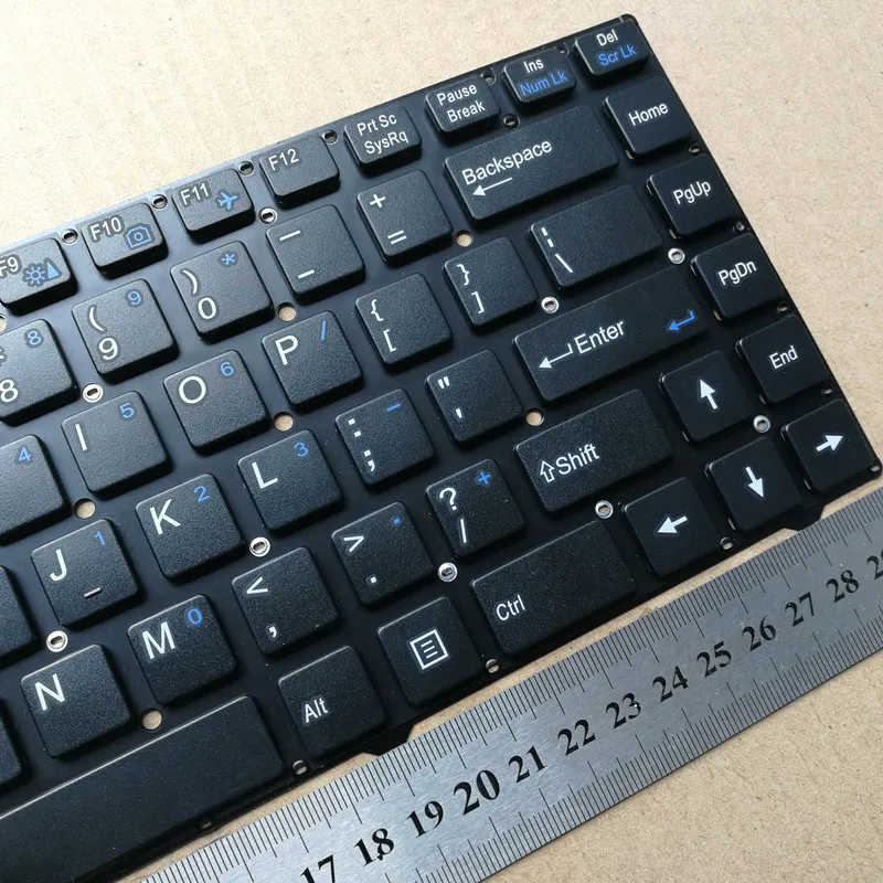 Новая английская клавиатура для ноутбука Clevo W540 W740SU W840 X411 MP12B83U4430|laptop keyboard|keyboard for