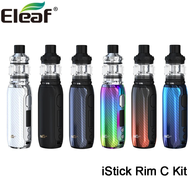 Оригинальный Eleaf iStick Rim C с 4 мл MELO 5 Kit выходная мощность 80 Вт фотокатушка от кабеля
