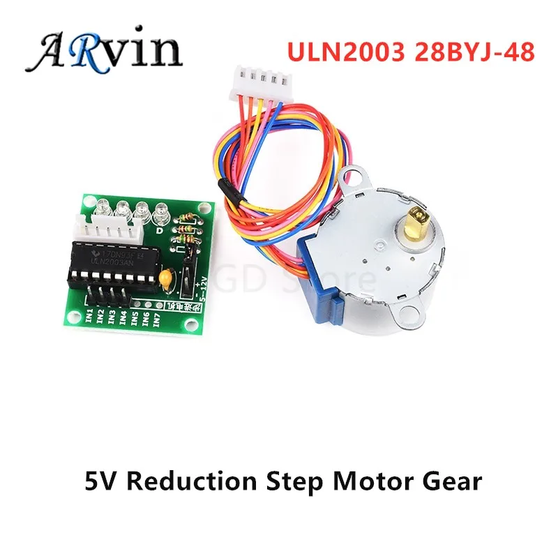 1set Smart Electronics 28BYJ-48 5V 4 Phase DC Gear Stepper Motor + ULN2003 Driver Board for arduino DIY Kit | Обустройство дома