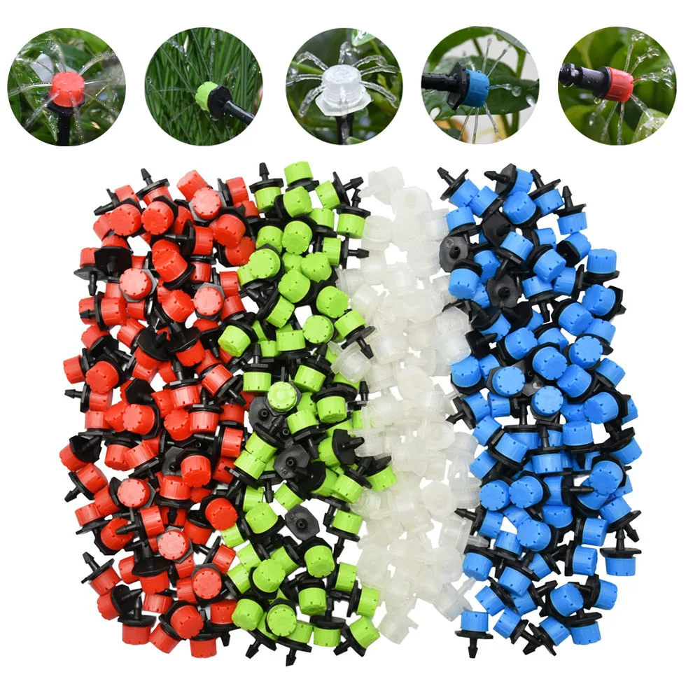 Description Picture 6 of item30-1000PCS 4/7mm Garden Irrigation Nozzle Adjustable Dripper Watering Sprinkler Drip Irrigation System Watering Potted Plants