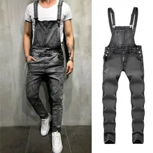 Мужские джинсовые комбинезоны с подтяжками, облегающие комбинезоны, брюки, комбинезоны, джинсы, США