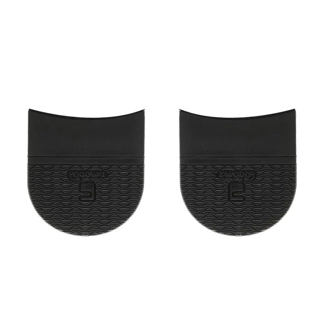 2 Pair/set Rubber Half Shoe Soles And Heels Pads Grip DIY Shoe Repair Replacement