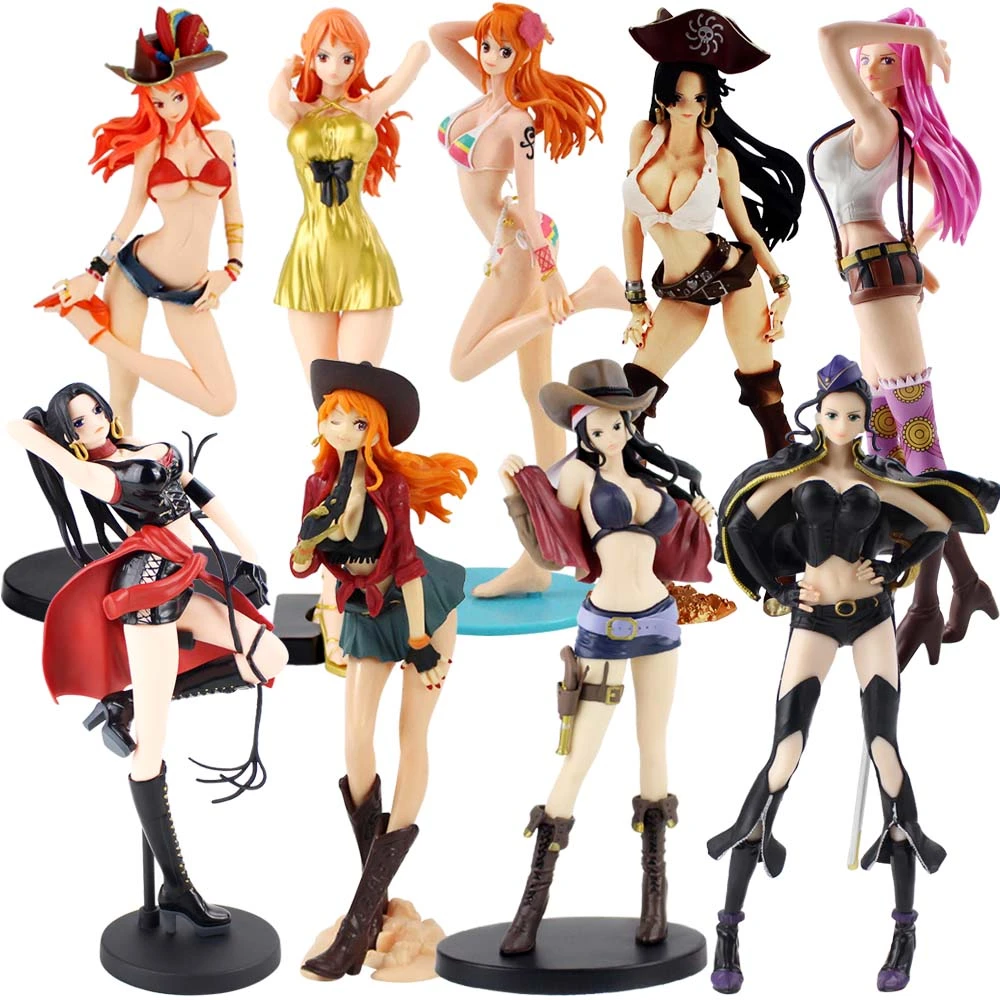Figurines A Collectionner En Pvc De 12 A 27 Cm Jouets Anime Op De Nami Boa Hancock Nico Robin Vivi Pouding Reiju Bonney Aliexpress