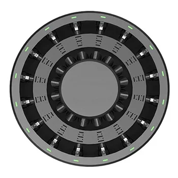 

16 Bay AA AAA Battery Charger High Speed Charging with Smart LED Light and Plug, for Rechargeable Batteries,US Plug