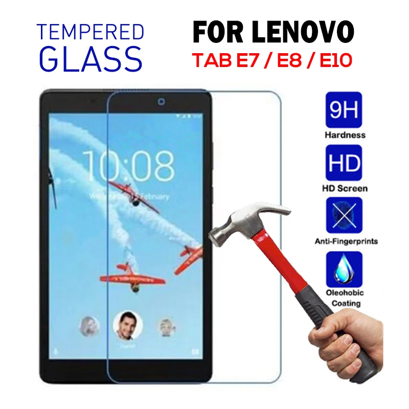 

Tempered Glass for Lenovo TAB E10 E8 E7 TB-X104F Protective Glass Film Screen Protector for Lenovo Tab E7 7104 E8 8304 Cover