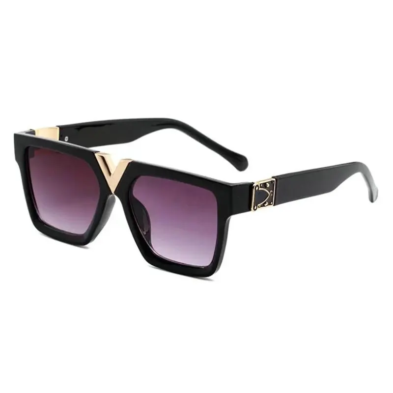 Блестящие золотые Летние Стильные брендовые дизайнерские очки с логотипом ретро мужские солнцезащитные очки wo мужские солнцезащитные очки