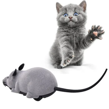 

Wireless Remote Control Electric Rat Mouse for Pet Cat Kitten Playing Funny HFing