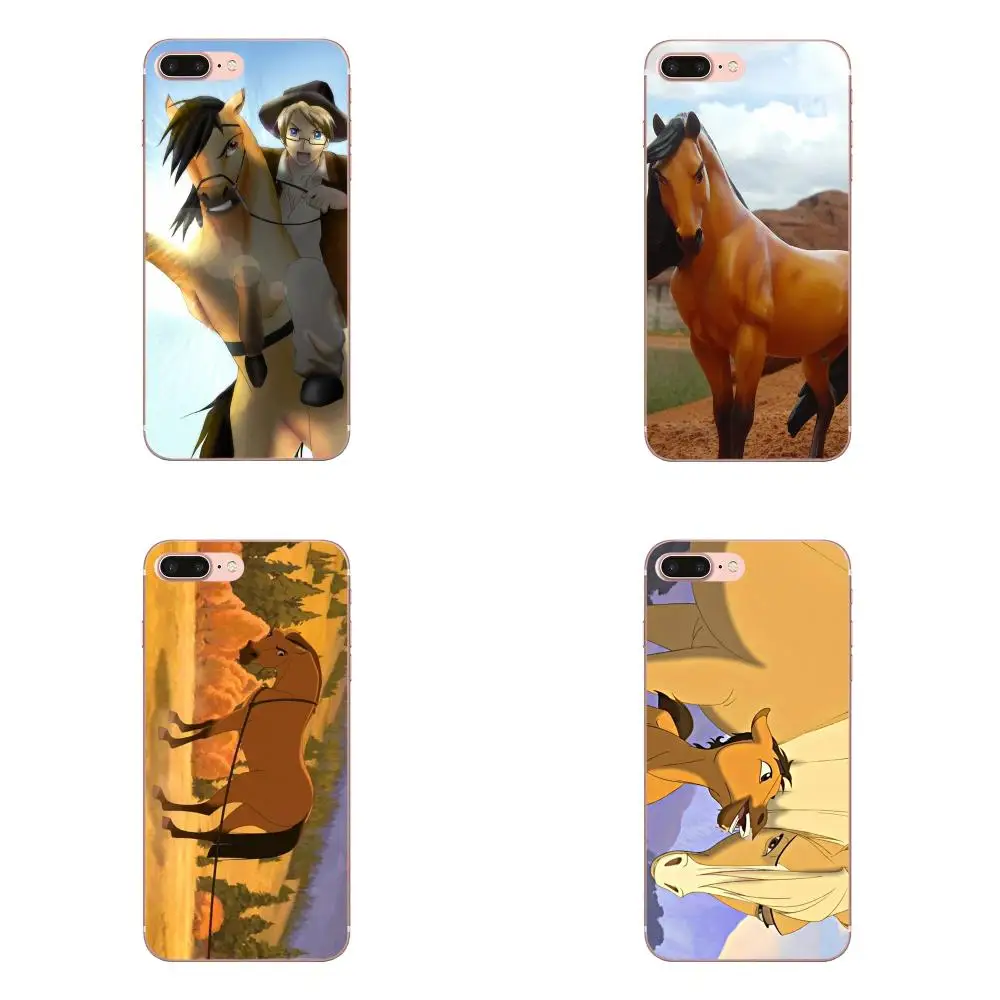 Для samsung Galaxy Note 5 8 9 S3 S4 S5 S6 S7 S8 S9 S10 5G mini Edge Plus Lite TPU Capa Coque Spirit Stallion Of