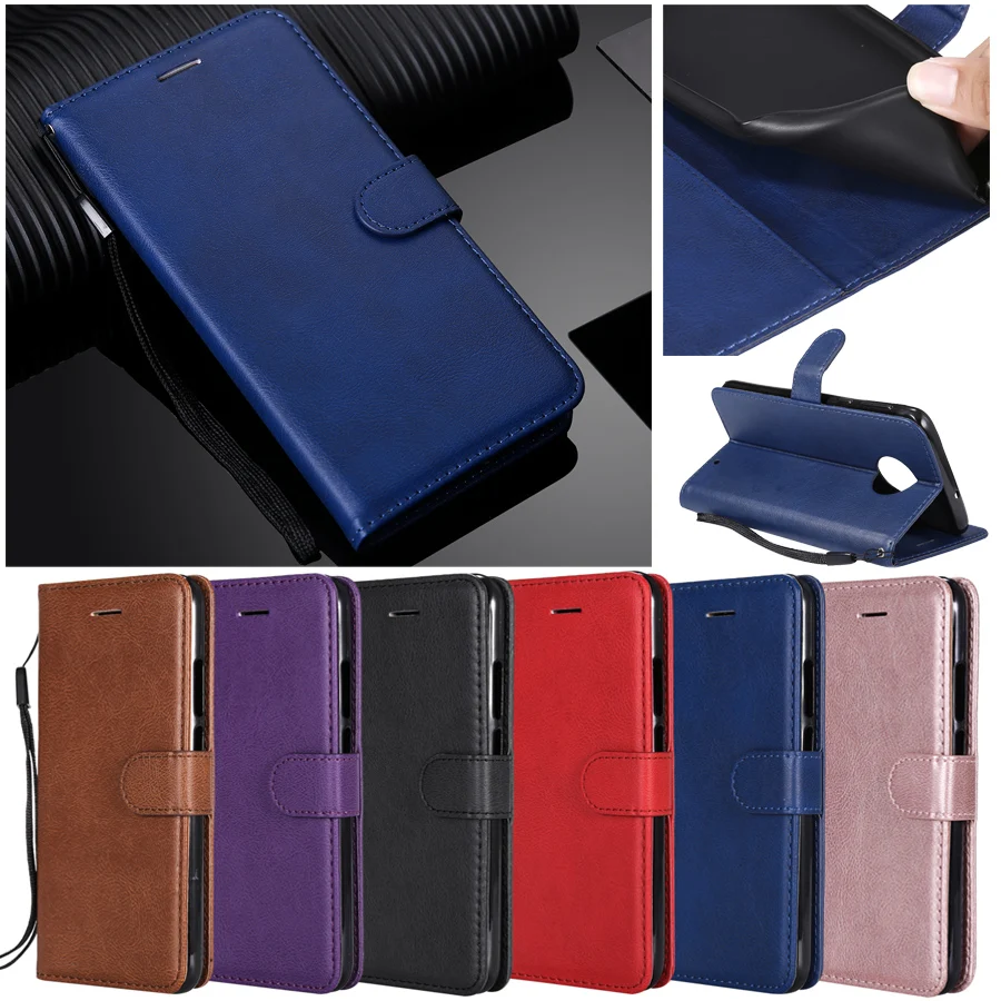 Чехол Etui on для Moto G6 чехол Motorola C G4 G5 G5S Plus E4 E5 Z4 G7 Z3 Play G2 кожаный телефона женщин и