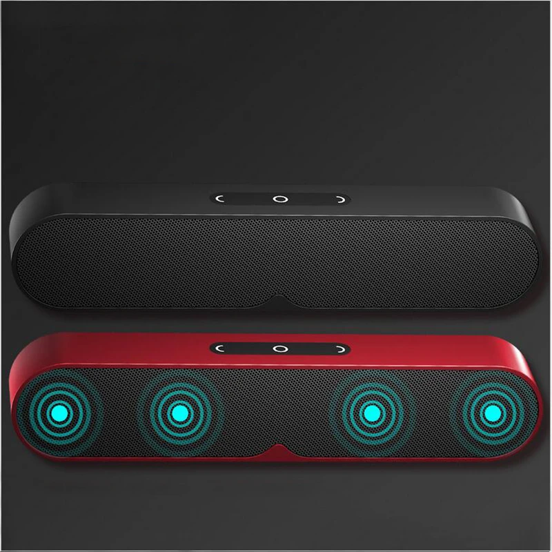 Портативный Bluetooth динамик портативный беспроводной 10 Вт стерео звуковая система