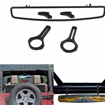 

15" Wide Rear View Race Mirror Convex Mirror w/ 1.75" Clamp Mount for ATV UTV Polaris RZR800 1000 XP900 1000 S - Side Mirrors