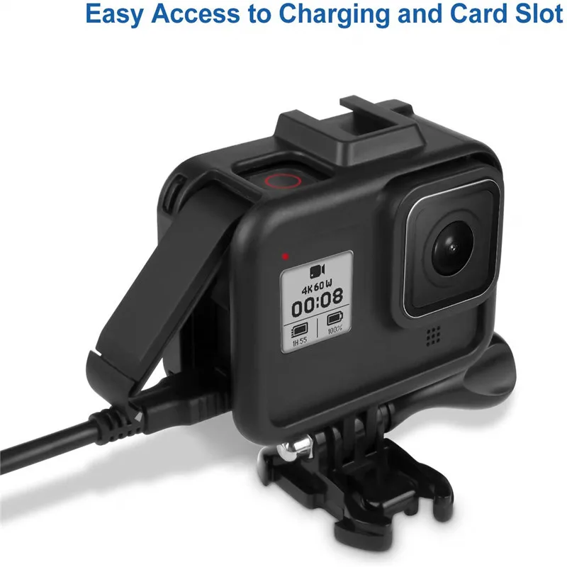 Стандартная монтажная рамка разъем защитный корпус для Gopro Hero 8 рамка защитная крышка корпуса камеры аксессуары
