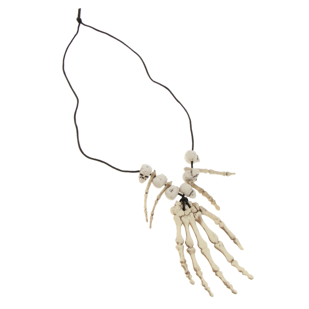 Skull Teeth Bone Skeleton Hand Claw Charm Necklace Pendent Jewelry Gift | Дом и сад