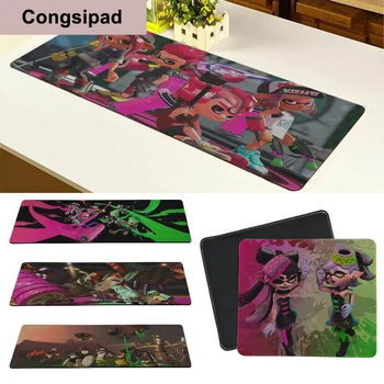 

New Printed Splatoon 2 Keyboards Mat Rubber Gaming mousepad Desk Mat rubber and smooth Style mouse pad 30X80 30X90CM