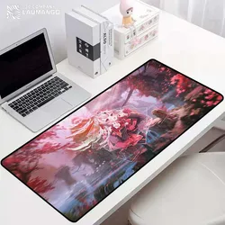 Tapete de borracha hololive acessórios para computador portátil mouse pads gaming computador portátil mousepad empresa bonito mouse pad xl mausepad gamer teclado