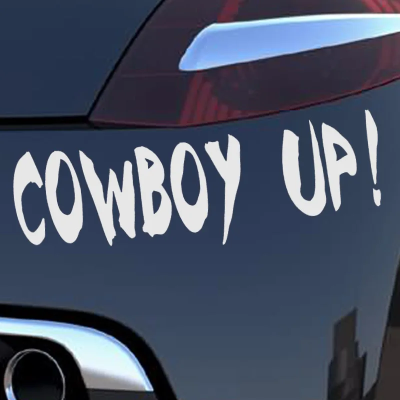 EmpireYing 8 Colors Professional Production English Alphabet Car Sticker Cowboy Up Styling Waterproof Reflective Vinyl Decals | Автомобили