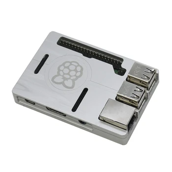 

3 in 1 for Raspberry Pi 3 Model B+(Plus) + Cnc Aluminum Case with 5V 2.5A Power Adapter Kits Us Plug