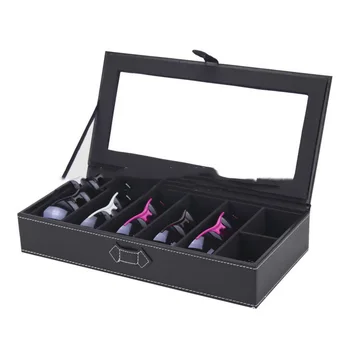 

Turn Finger creative simple wooden 5/8/12 grid watch glasses display storage box double high-end craftsmanship luxury quality