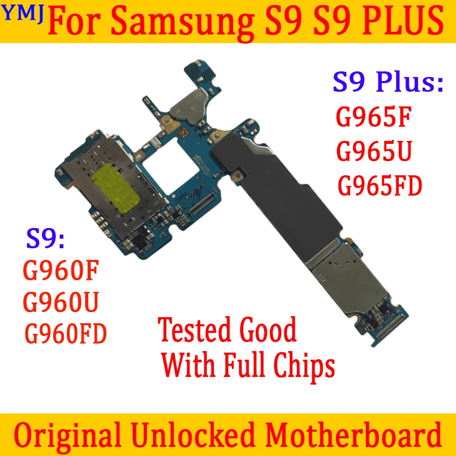 Официальная материнская плата для телефона Samsung Galaxy S9 plus G965F G960F G965U G960U G965FD G960FD