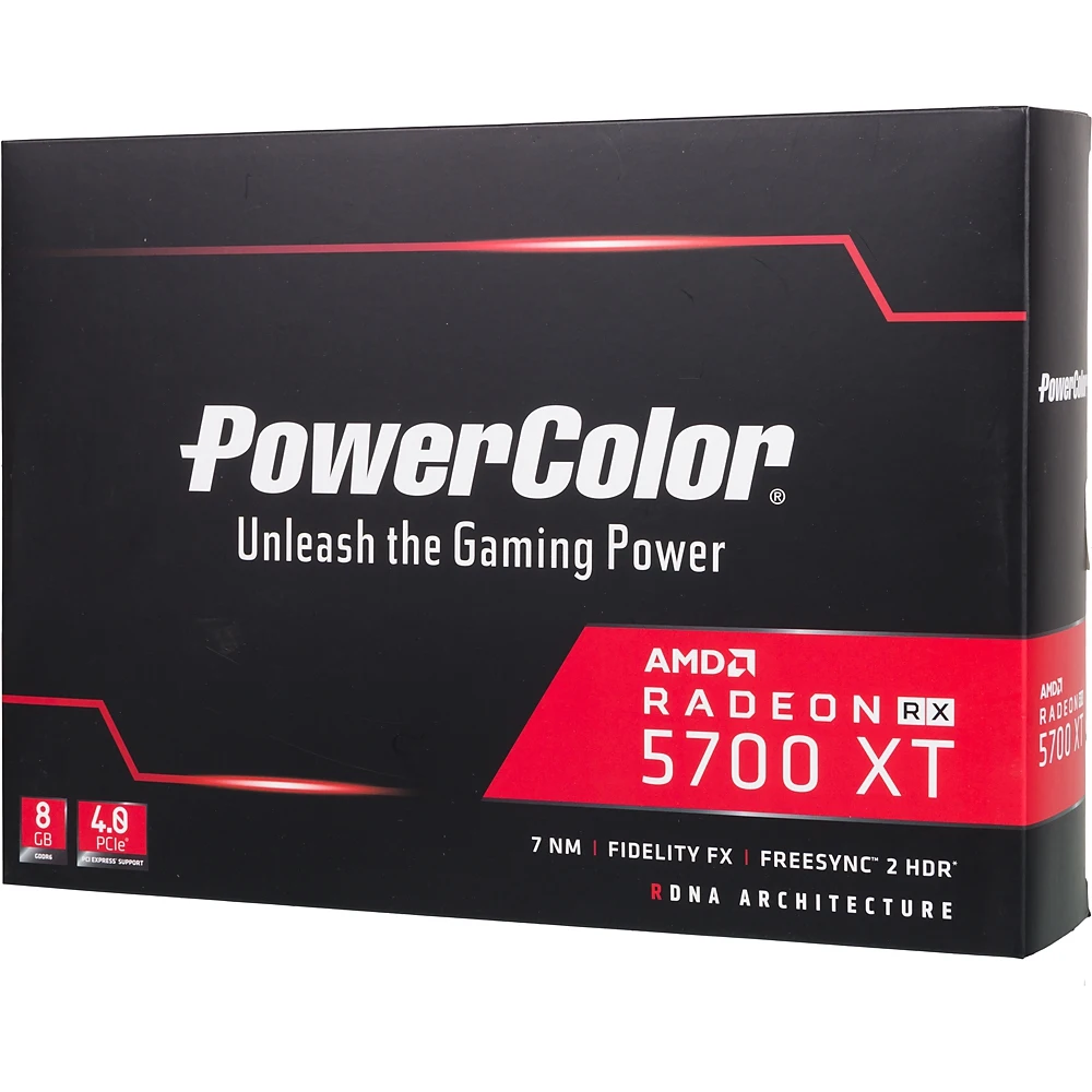 Видеокарта PowerColor PCI-E 4.0 AXRX 5700XT 8GBD6-M3DH AMD RX5700XT 8192Mb 256b GDDR6 1605/14000/HDM