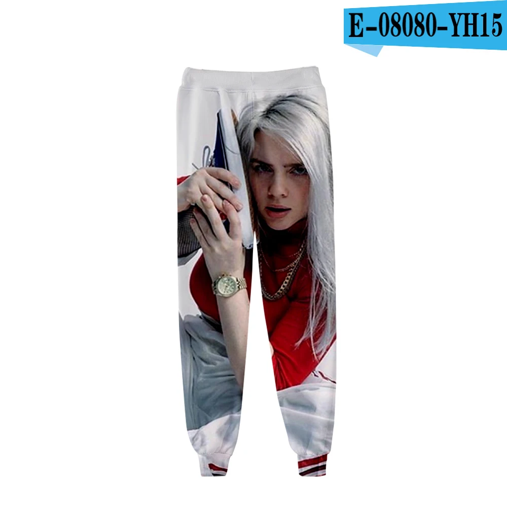 3D pants Повседневные брюки Billie Eilish3D, популярные брюки для мужчин и женщин, модные новые осенне-зимние удобные спортивные штаны с 3D принтом для мальчиков и девочек - Цвет: 3D pants