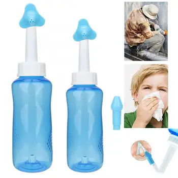 

300ml 500ml Nasal Rinse Cleaner Nasal Wash Bottle Irrigation Nose Care Tool for Rhinitis Empty Cosmetic Containers Relaxation